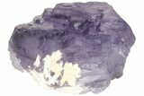 Stepped, Purple Fluorite Crystals - Morocco #220701-2